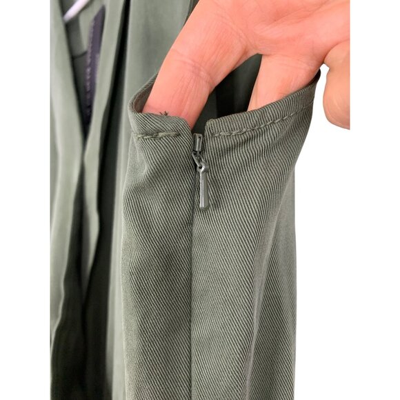 Banana Republic Green Tencel Sleeveless Wrap Jumpsuit Size 12 RO10236 NWT $149 - Picture 10 of 14